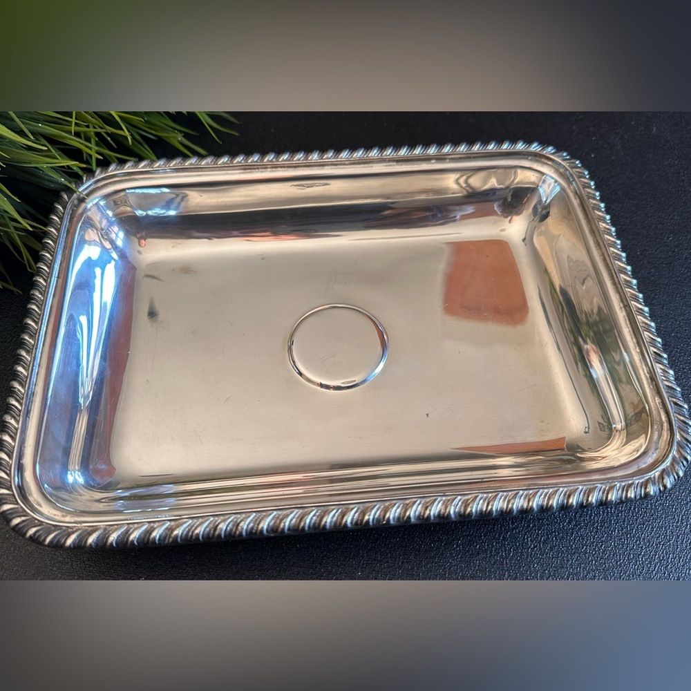 Silver coated Rectangular Tray